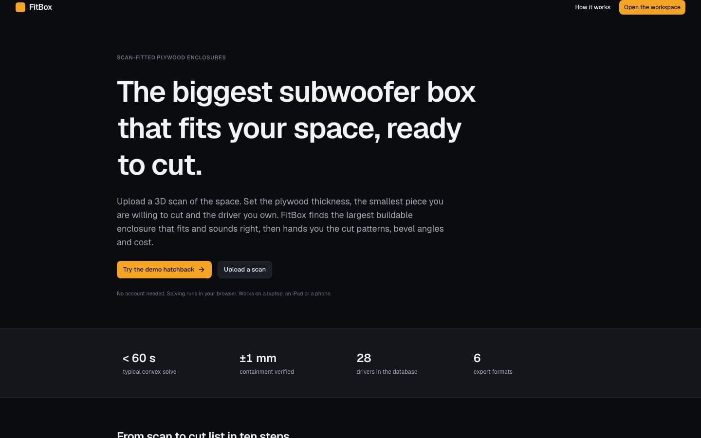 FitBox screenshot
